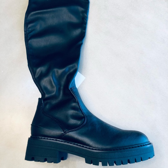 Franco Sarto Fera Faux Leather Over the Knee Boot Size 9M $170 - Picture 9 of 14